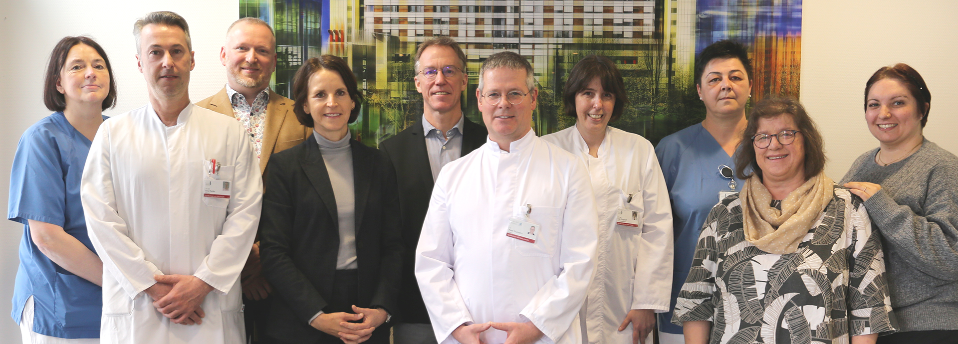 Die Kollegen des Brustzentrums und Gynäkologischen Tumorzentrums freuen sich über die Rezertifizierungen.