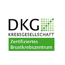 Logo der Deutschen Krebsgesellschaft für das Zertifizierte Brustzentrum Lahn-Dill