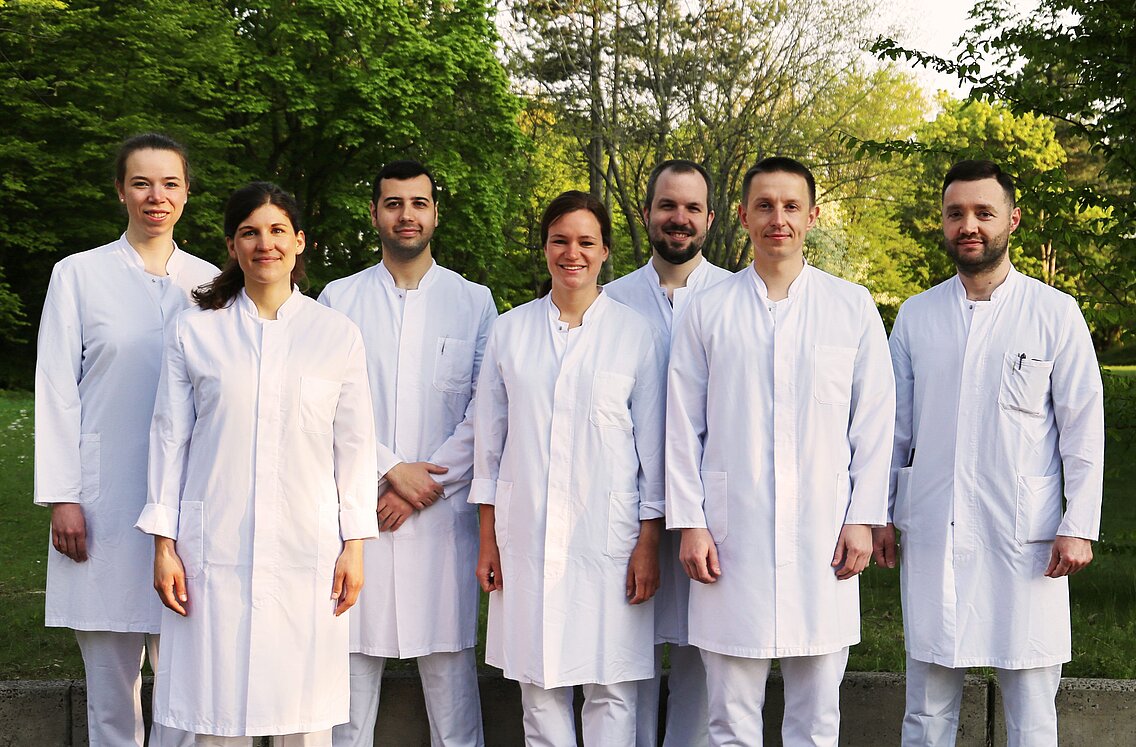 Team der Assistenzärzte der Klinik für Allgemeine, Viszerale und Onkologische Chirurgie