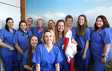 Team-Bild der Hebammen am Klinikum Wetzlar