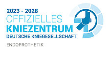 Logo der Deutschen Kniegesellschaft: Offizielles Kniezentrum 