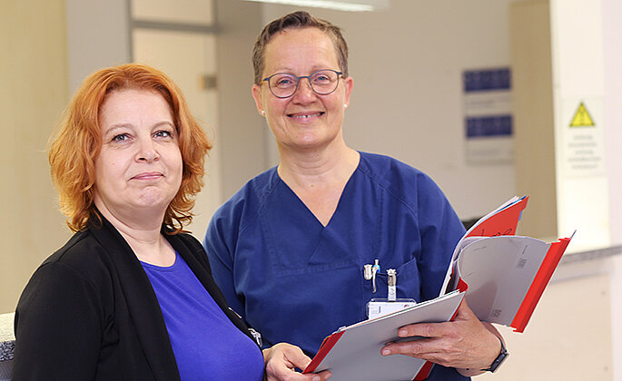 Tina Kövago und Susanne Markgraf von der Wirbelsäulentherapie in Braunfels